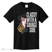 Classy With A Savage Side Kids T-Shirt thumb 0