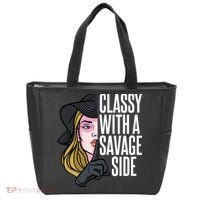 Classy With A Savage Side Tote Bag thumb 0