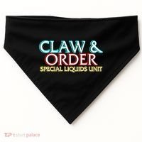 Claw & Order Special Liquids Unit USA-Made Doggie Bandana thumb 0