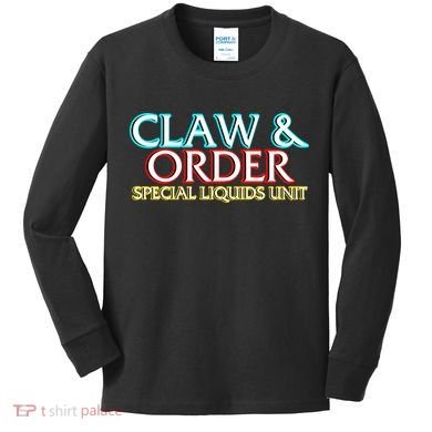 Claw & Order Special Liquids Unit Kids Long Sleeve Shirt