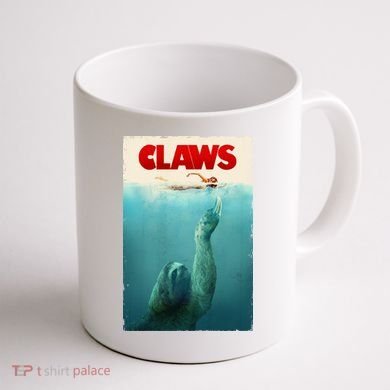Claws Sloth Coffee Mug back