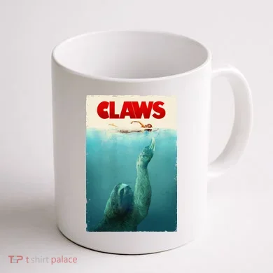 Claws Sloth Coffee Mug back