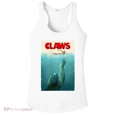 Claws Sloth Ladies PosiCharge Competitor Racerback Tank
