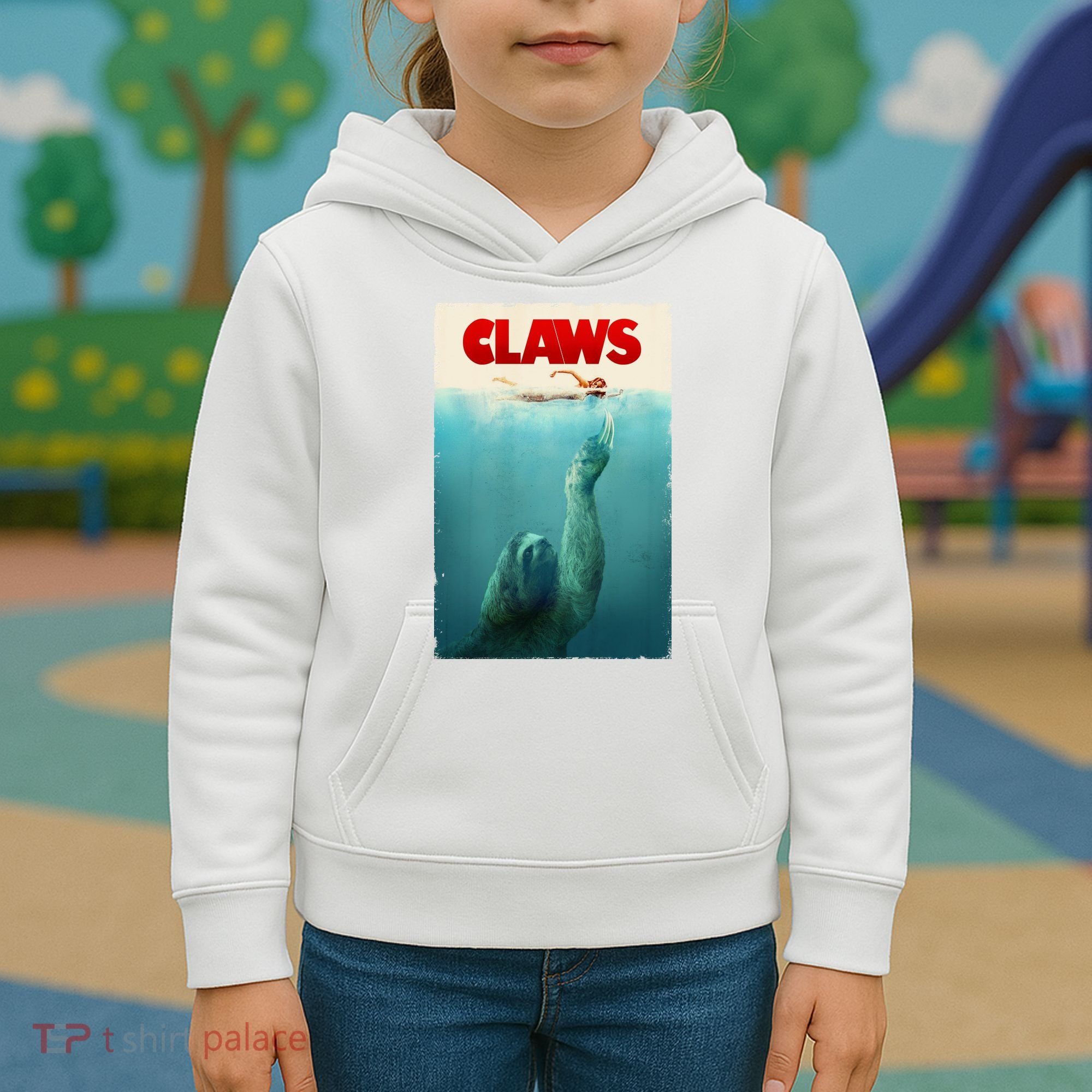Claws Sloth Kids Hoodie