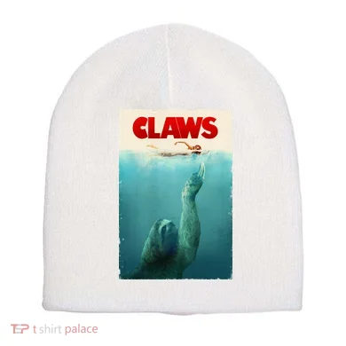 Claws Sloth Short Acrylic Beanie