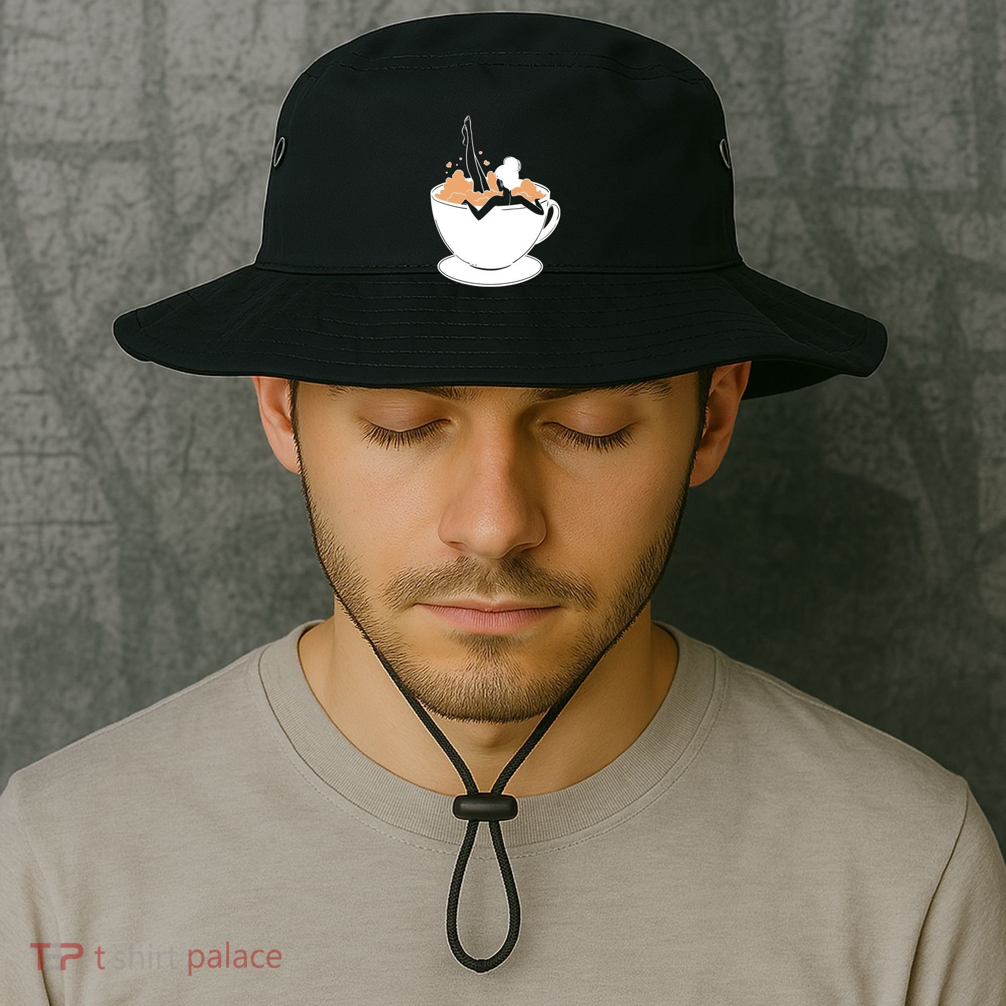 Coffee Lovers Bubble Bath Bucket Hat