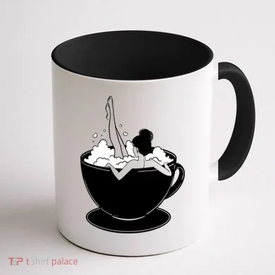 Coffee Lovers Bubble Bath Coffee Mug back