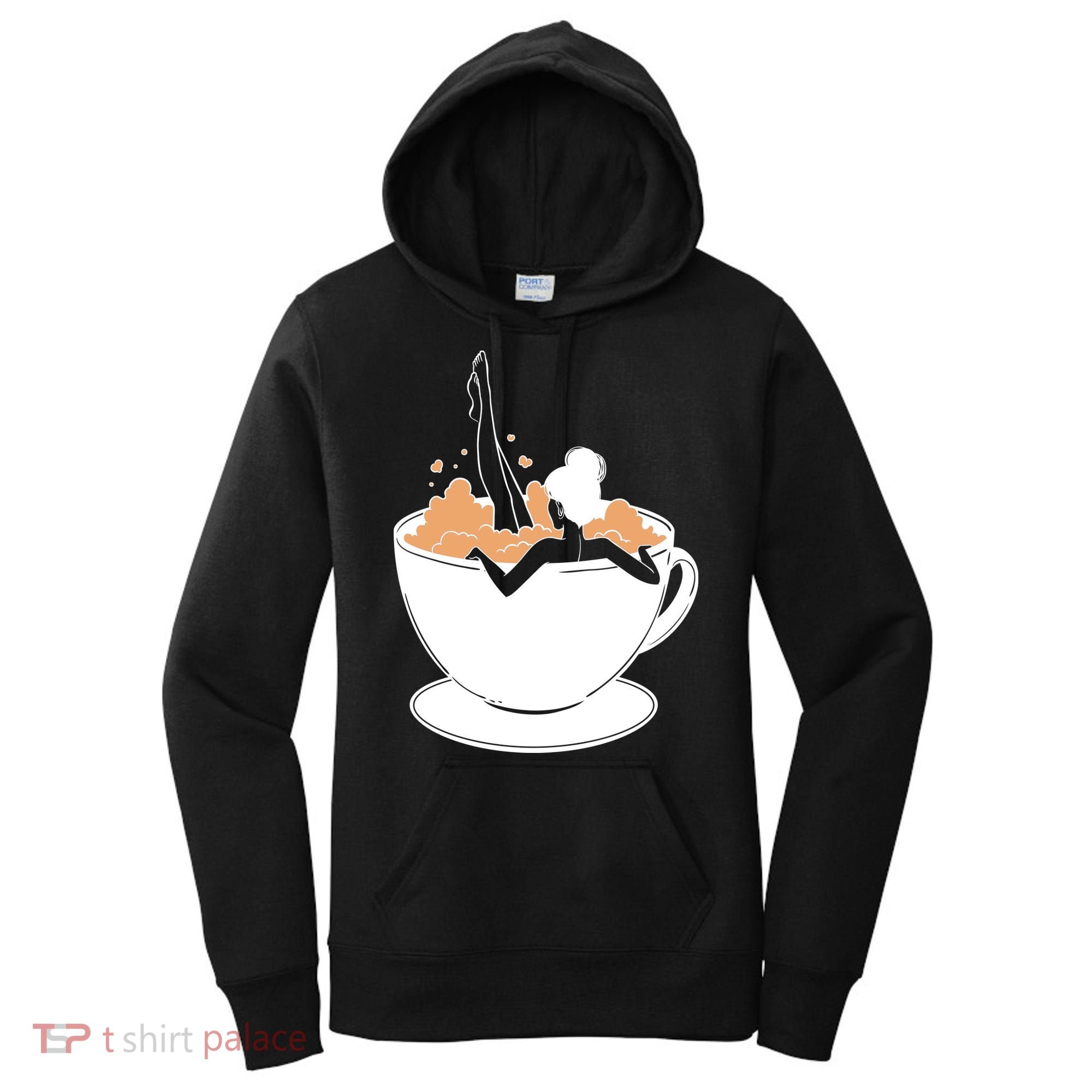 Coffee Lovers Bubble Bath Women's Hoodie