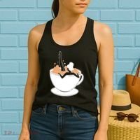 Coffee Lovers Bubble Bath Women's Tank Top thumb 2