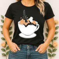 Coffee Lovers Bubble Bath Women's T-Shirt thumb 2