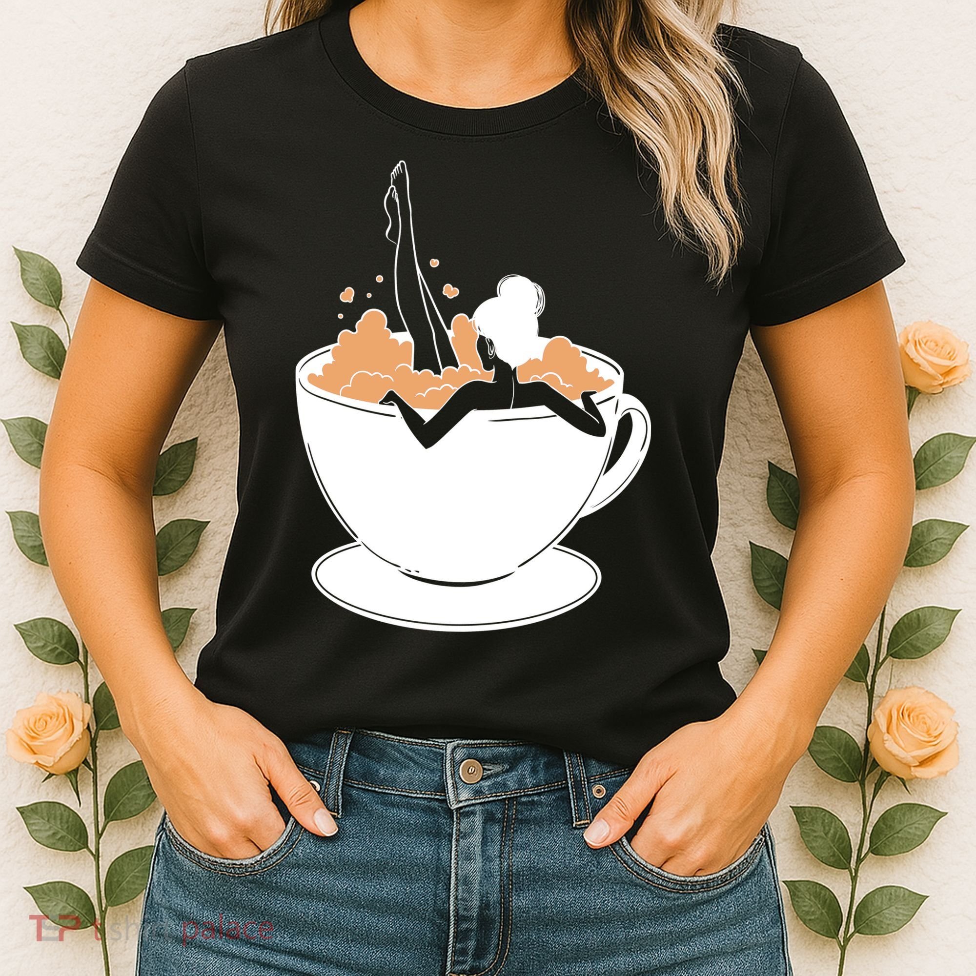 Coffee Lovers Bubble Bath Women's T-Shirt