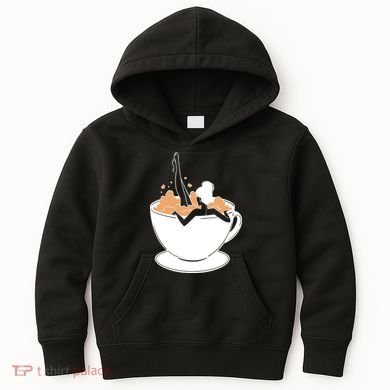 Coffee Lovers Bubble Bath Kids Hoodie