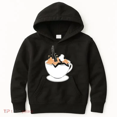 Coffee Lovers Bubble Bath Kids Hoodie