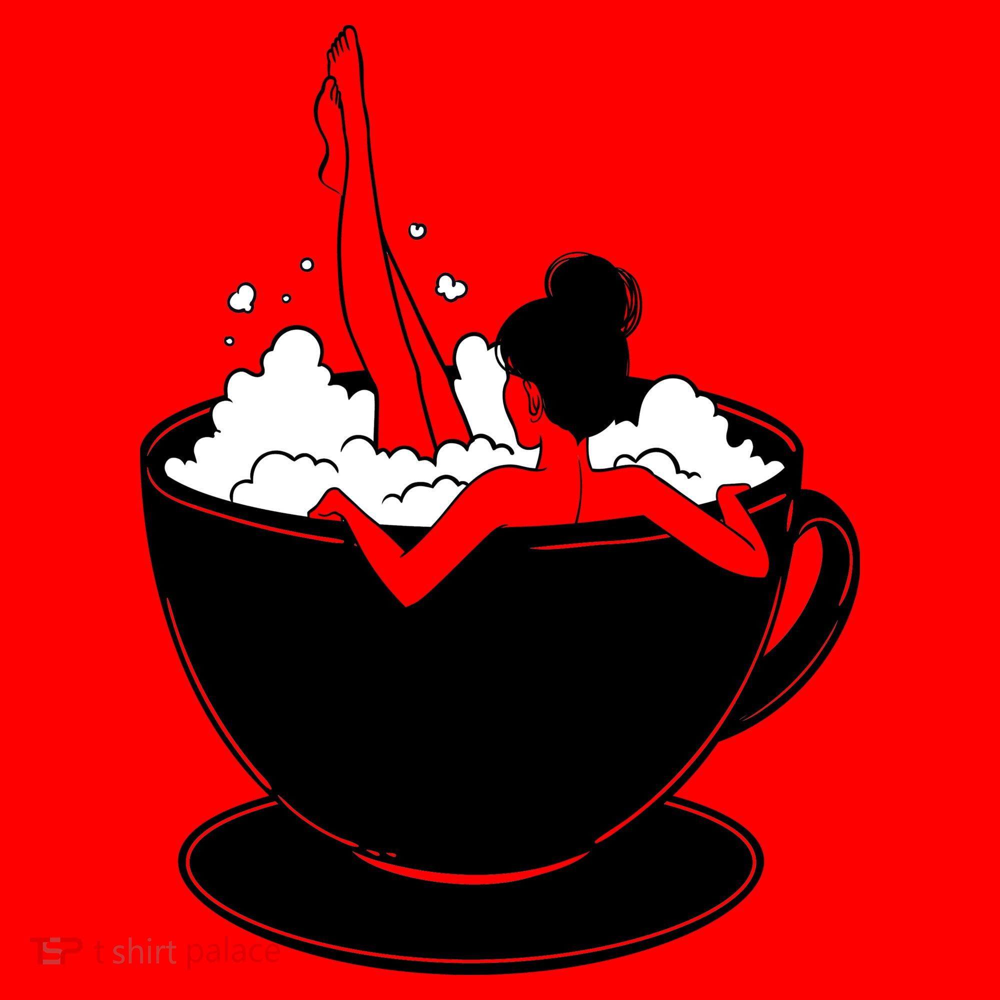 Coffee Lovers Bubble Bath Santa Hat