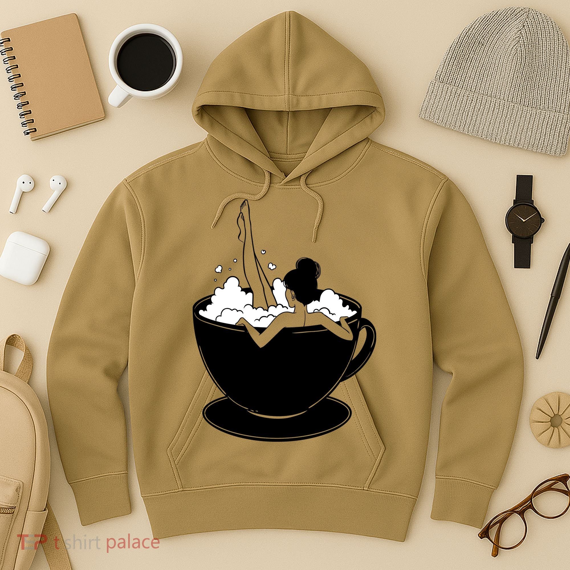 Coffee Lovers Bubble Bath Hoodie