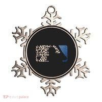 Cute Leopard Blue Jean Print Baseball Logo Ornament thumb 0