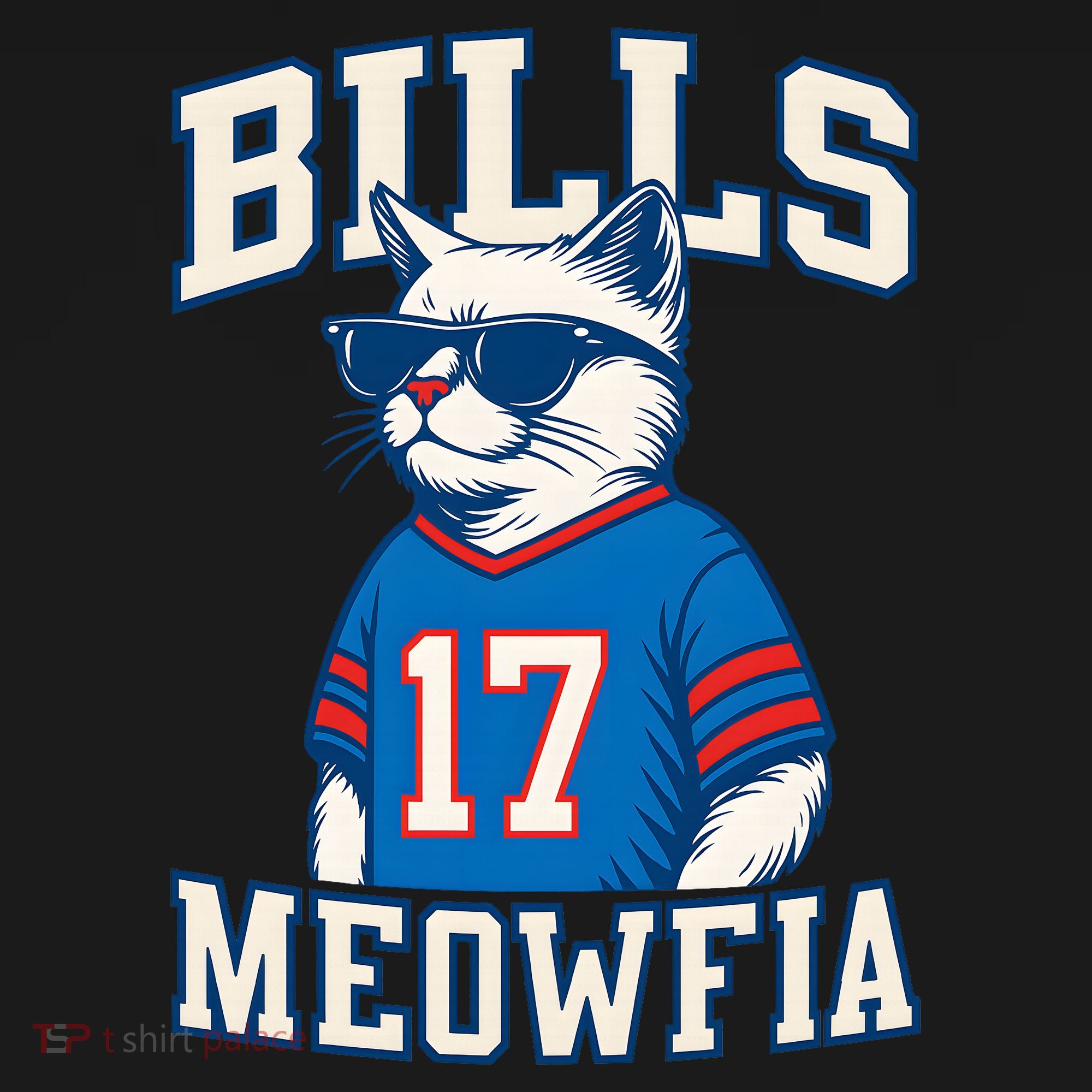 Cat Lovers Bills Meowfia Funny Football Backpack