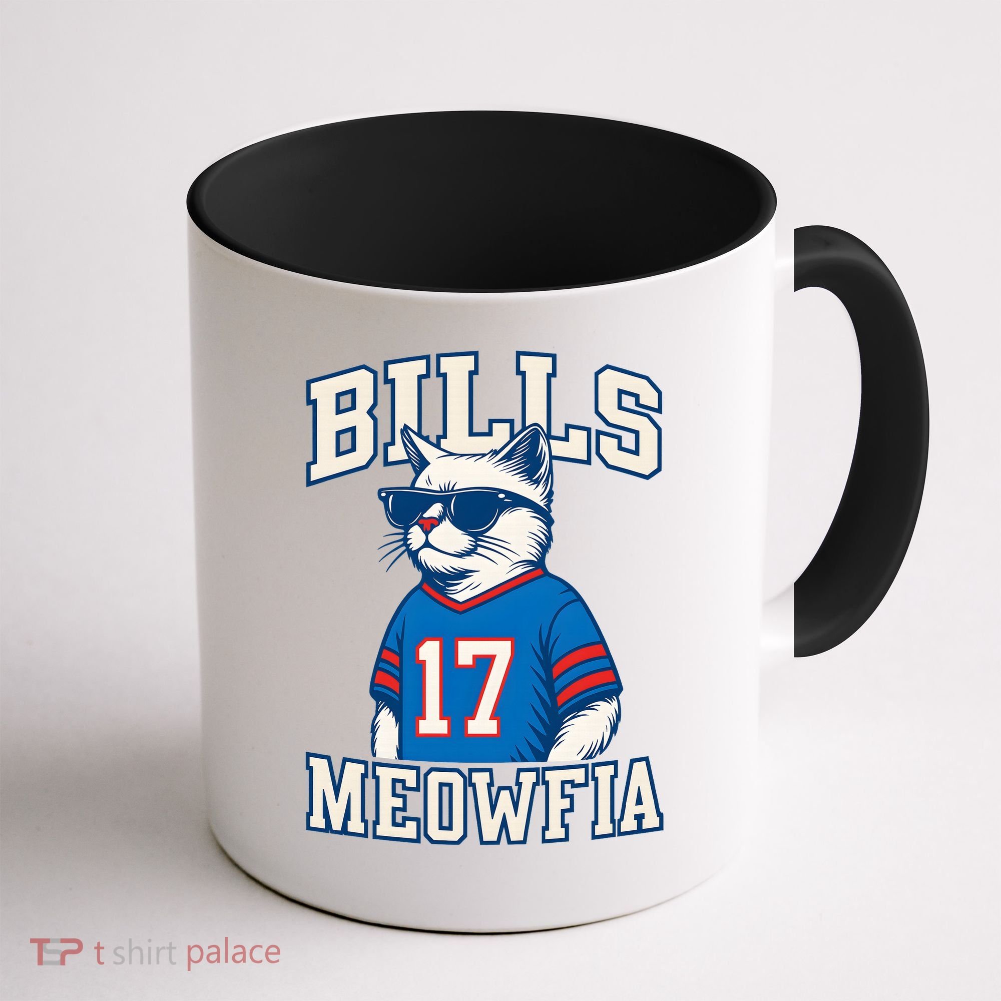 Cat Lovers Bills Meowfia Funny Football Coffee Mug