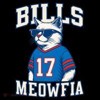 Cat Lovers Bills Meowfia Funny Football Coffee Mug thumb 5