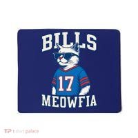 Cat Lovers Bills Meowfia Funny Football Mousepad thumb 0