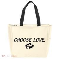Choose Love Buffalo Stop Hate End Racism Choose Love Buffalo Tote Bag thumb 0