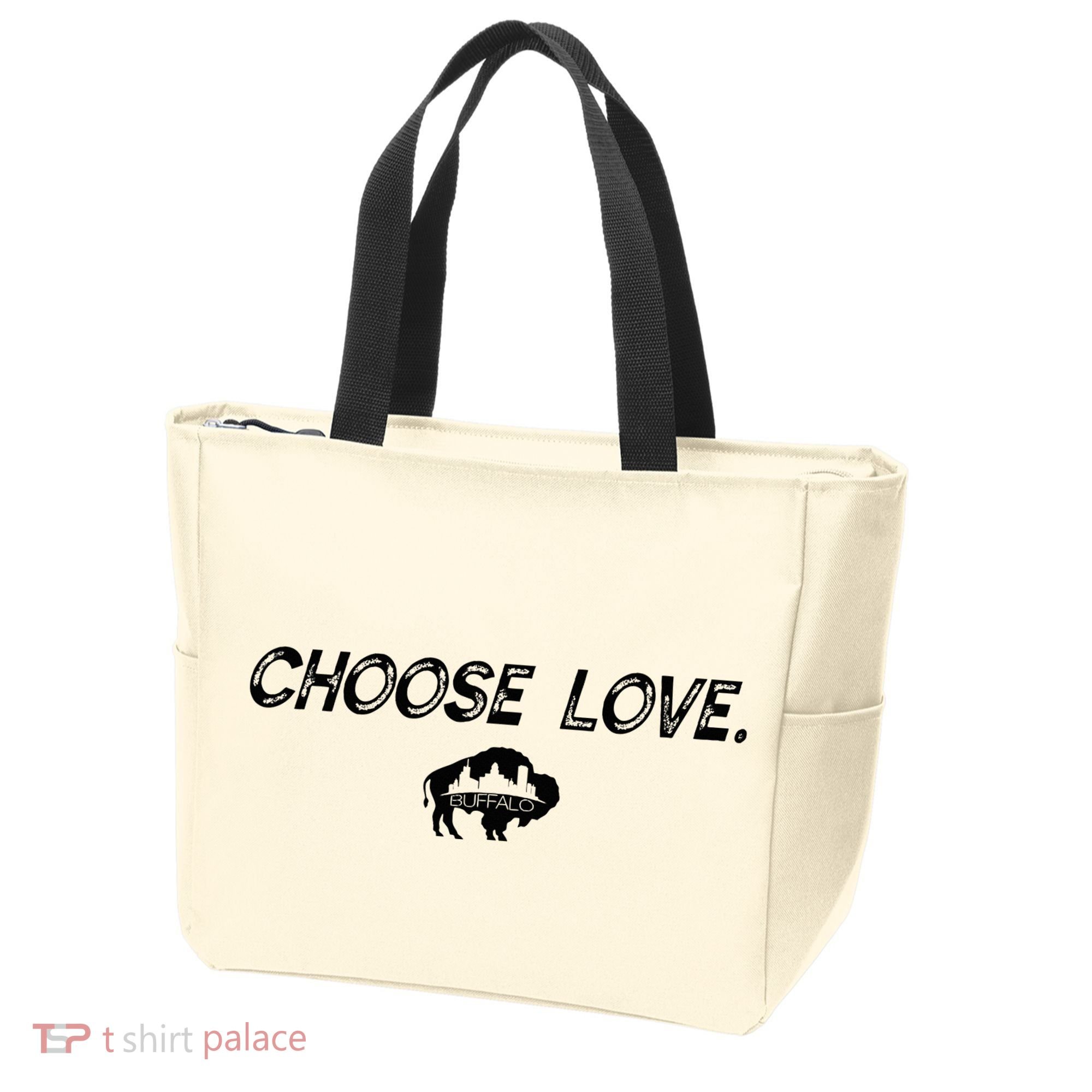 Choose Love Buffalo Stop Hate End Racism Choose Love Buffalo Tote Bag
