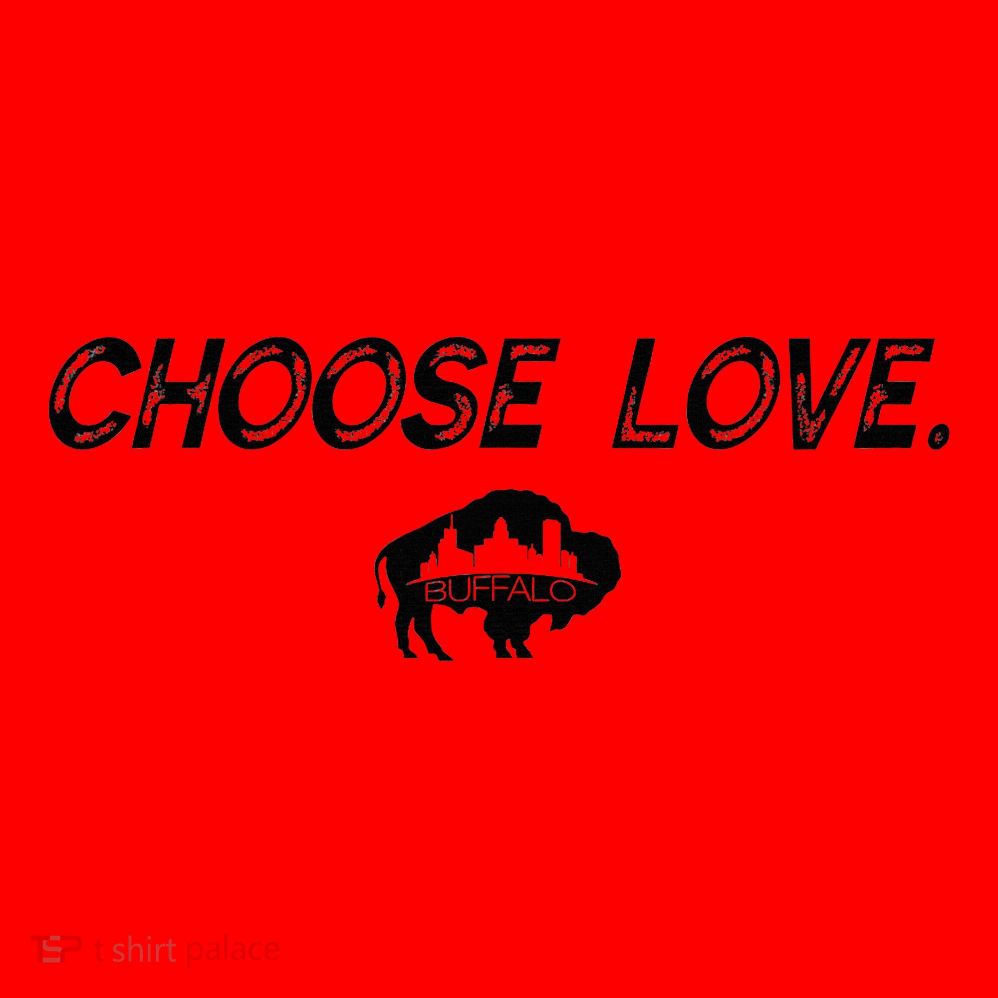 Choose Love Buffalo Stop Hate End Racism Choose Love Buffalo Santa Hat