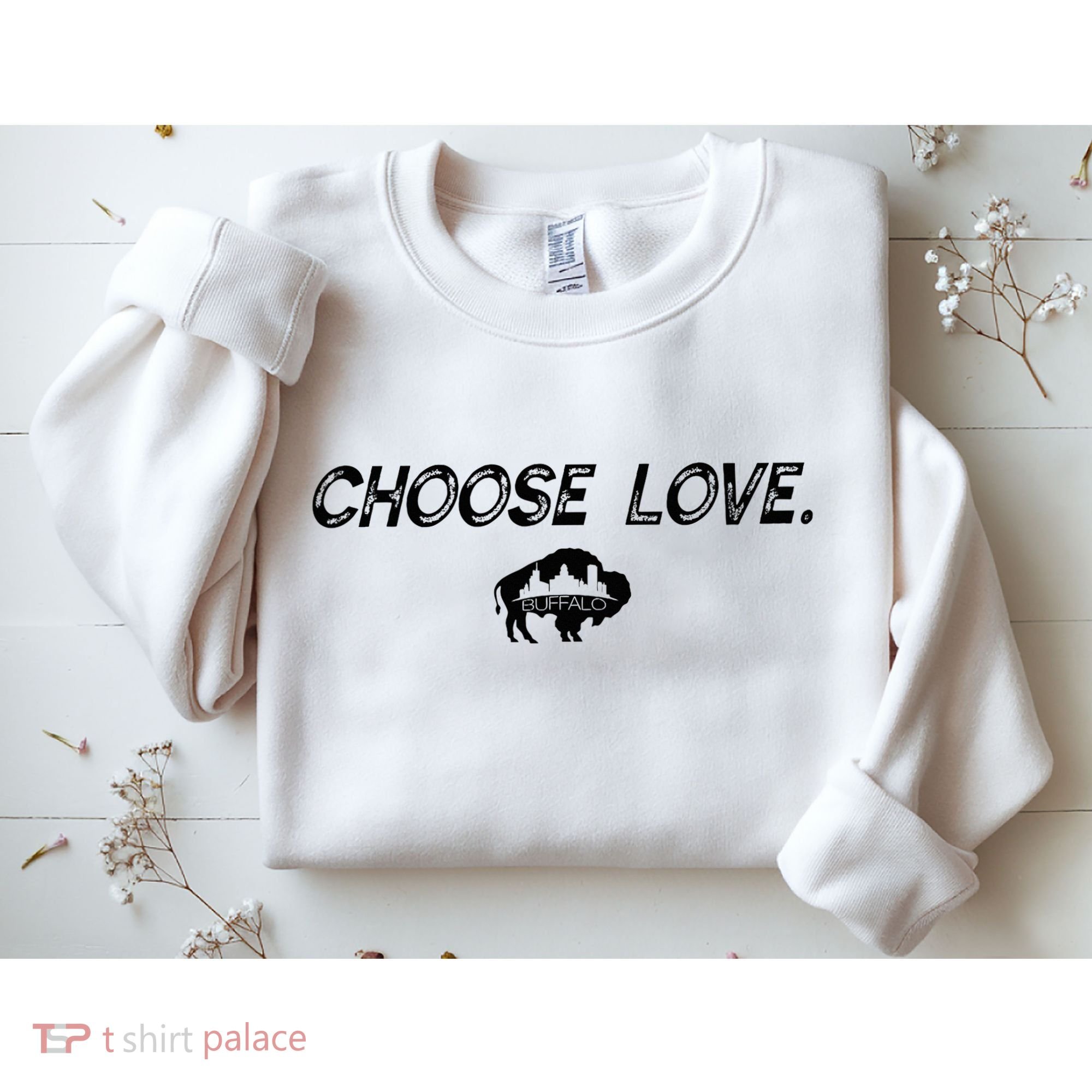 Choose Love Buffalo Stop Hate End Racism Choose Love Buffalo Sweatshirt