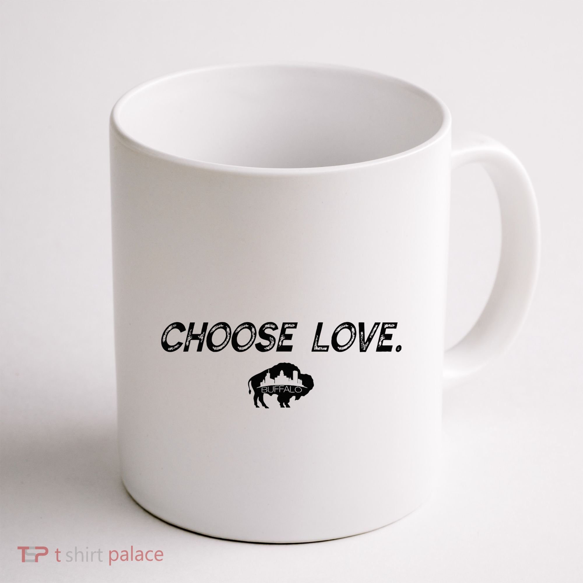 Choose Love Buffalo Stop Hate End Racism Choose Love Buffalo Coffee Mug