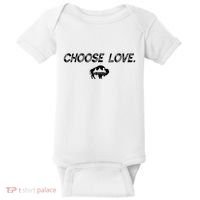 Choose Love Buffalo Stop Hate End Racism Choose Love Buffalo Baby Bodysuit thumb 0