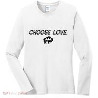 Choose Love Buffalo Stop Hate End Racism Choose Love Buffalo Women's Long Sleeve Shirt thumb 0