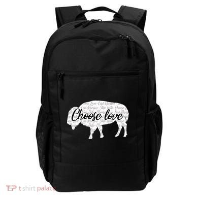 Choose Love Buffalo Backpack