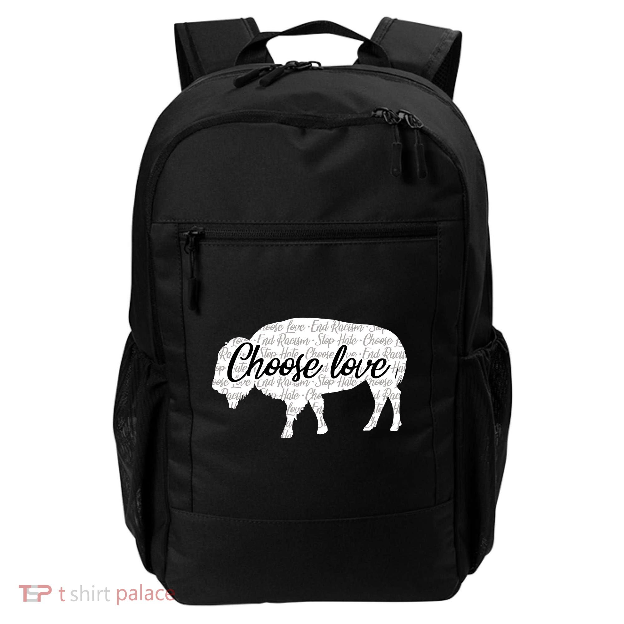 Choose Love Buffalo Backpack