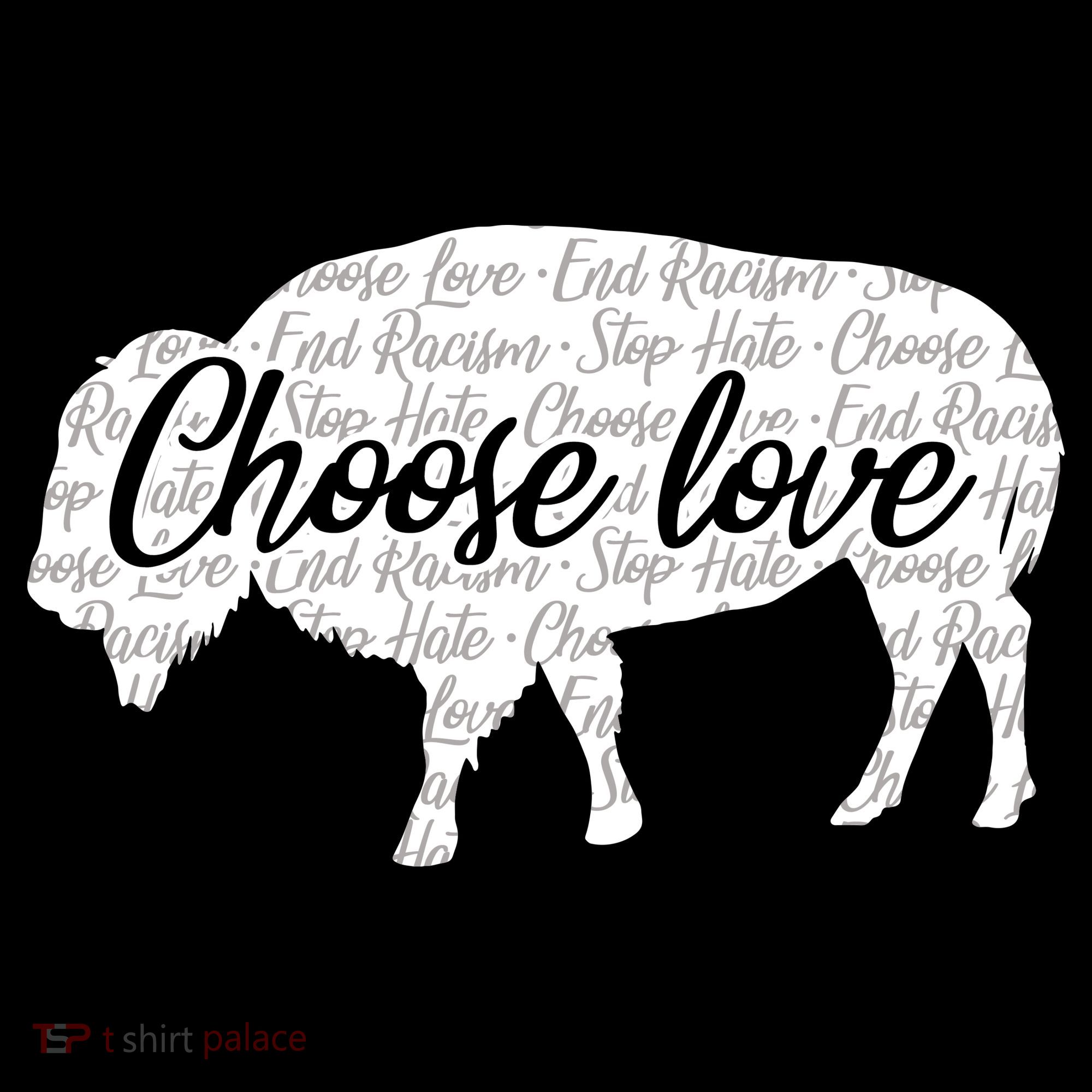 Choose Love Buffalo Coaster