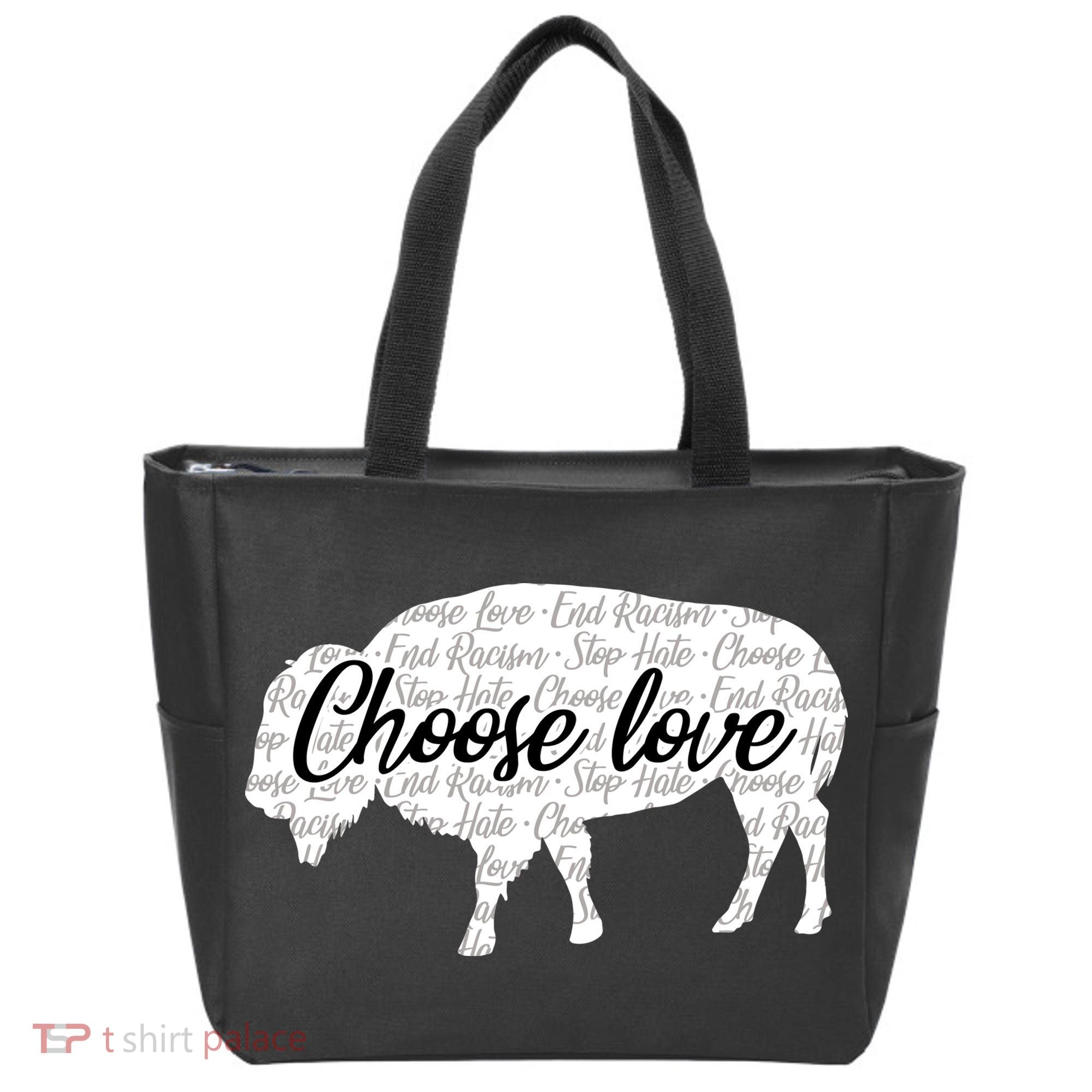 Choose Love Buffalo Tote Bag