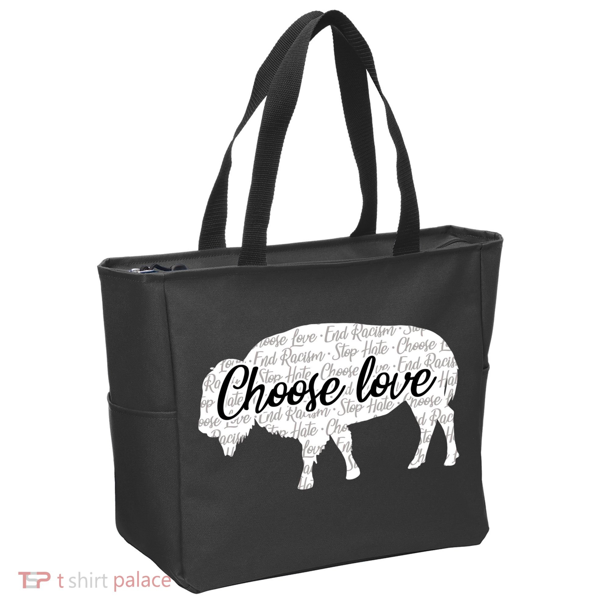 Choose Love Buffalo Tote Bag