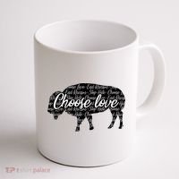 Choose Love Buffalo Coffee Mug thumb 1