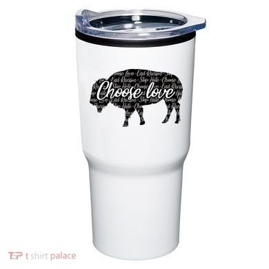 Choose Love Buffalo Tumbler
