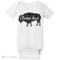 Choose Love Buffalo Baby Bodysuit thumb 0