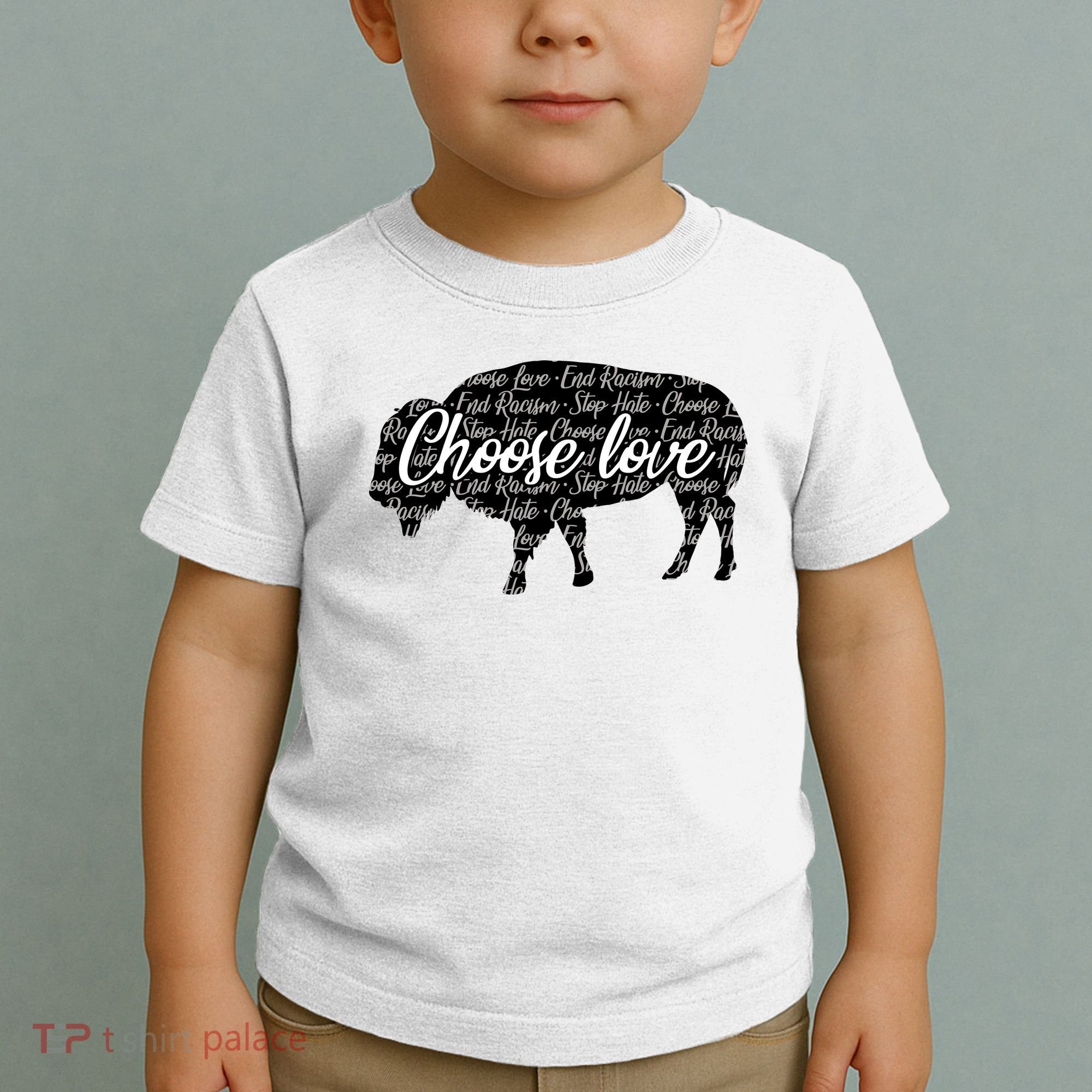 Choose Love Buffalo Toddler T-Shirt