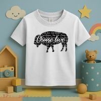 Choose Love Buffalo Toddler T-Shirt thumb 3