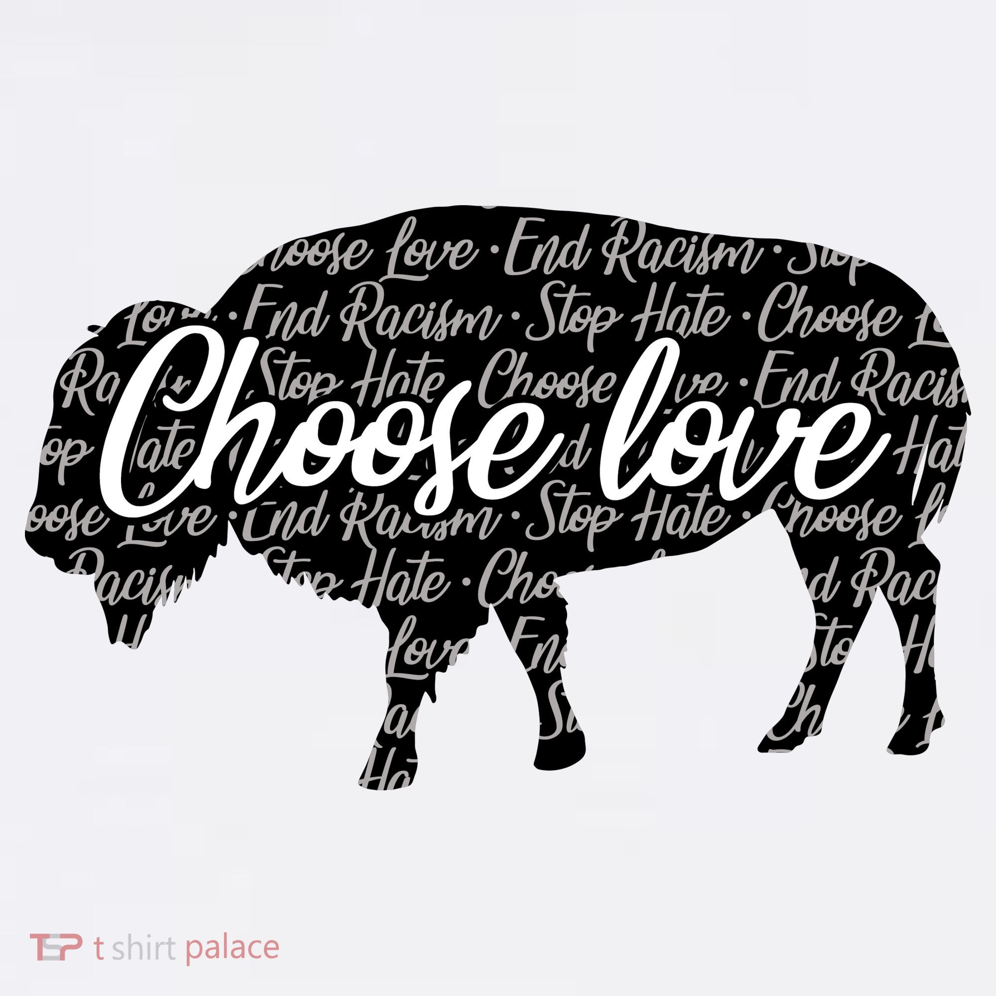 Choose Love Buffalo Toddler T-Shirt