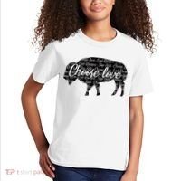 Choose Love Buffalo Kids T-Shirt thumb 2