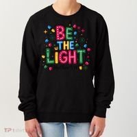 Christmas Light Be The Light Matthew Christian Women's Sweatshirt thumb 0