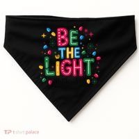 Christmas Light Be The Light Matthew Christian USA-Made Doggie Bandana thumb 0