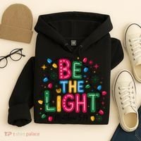 Christmas Light Be The Light Matthew Christian Hoodie thumb 4