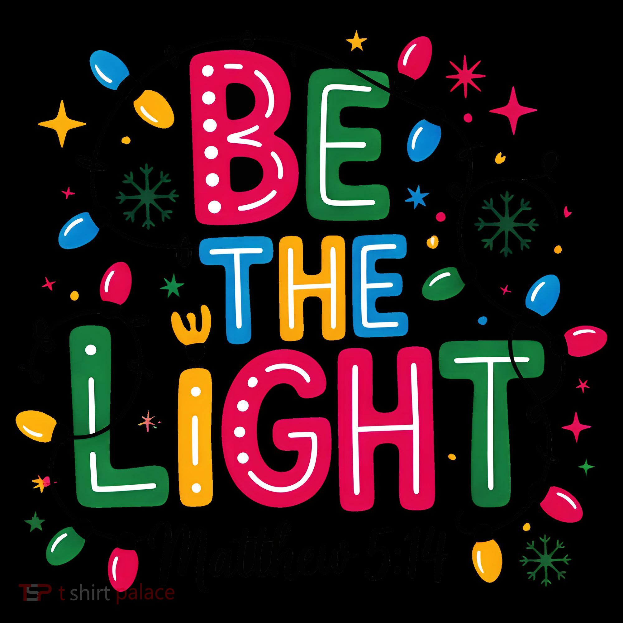 Christmas Light Be The Light Matthew Christian Hoodie