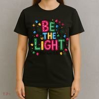 Christmas Light Be The Light Matthew Christian T-Shirt thumb 4