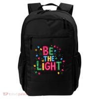 Christmas Light Be The Light Matthew Christian Backpack thumb 0