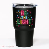 Christmas Light Be The Light Matthew Christian Tumbler thumb 0